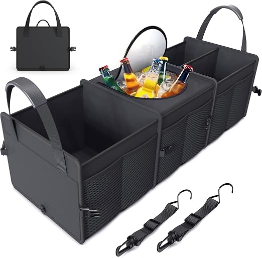 Trunk Organizer, 95L Capacity SUV Trunk Organizer