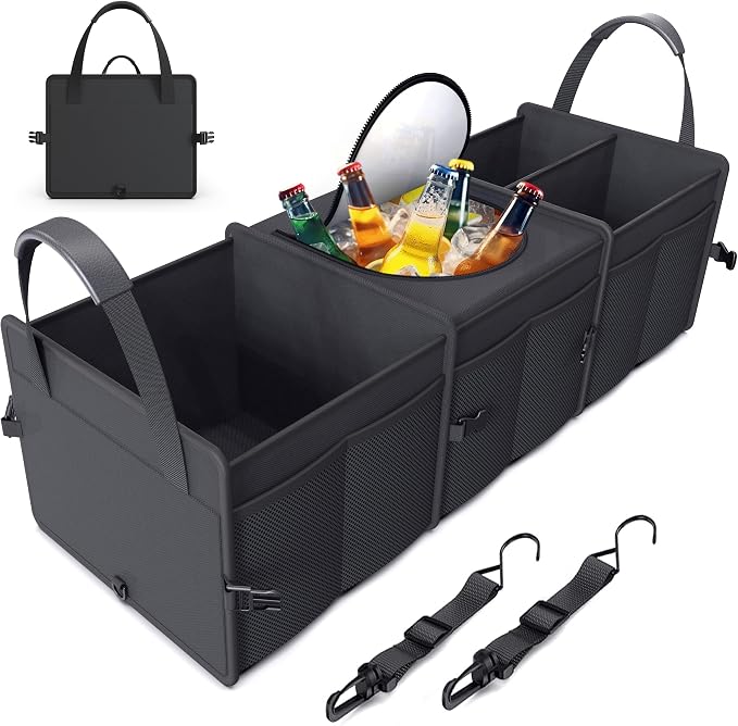 Trunk Organizer, 95L Capacity SUV Trunk Organizer