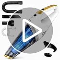Handheld Vacuum Cordless, Car Vacuum Portable Cordless with LED Light