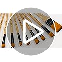 33 Pcs Paint Brush Set, No-Shedding Artist Paint Brushes