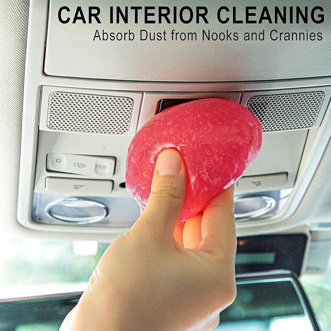 TICARVE 2Pack Cleaning Gel Car Putty Car Clean Putty Gel Auto Tools Car Interior Cleaner Car Cleaner Car Cleaning Slime Car Assecories Keyboard Cleaner Rose (320g/11.2oz)