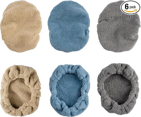 POLYTE Microfiber Covers for Windshield Cleaning Tool, Fits 4x6 in Plate