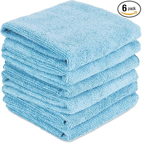 Pacific Linens Microfiber Cleaning Cloths, Towel for Cars, Windows, Mirrors, Laptop Computer Screen, iPhone, iPad and Mo