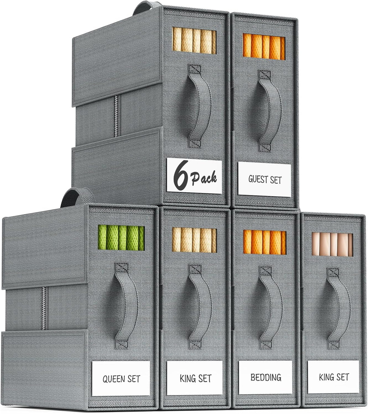 6 Pack Sheet Organizers and Storage, Thickened & Durable Sheet Organizer