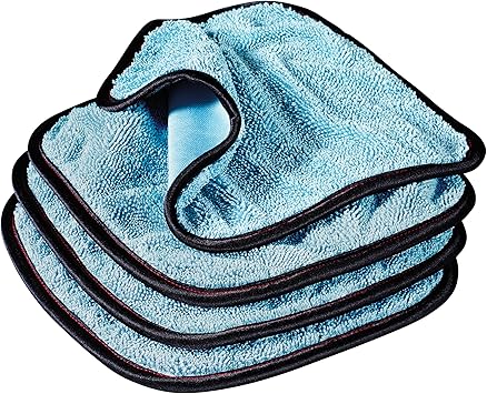 Griot's Garage PFM Dual Weave Glass Towels for Car Windows and Windshield Cleaning, Cloths for Auto Detailing, Double-Si