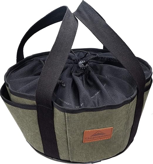 camping moon Carry Bag for Dutch Oven Durable Canvas