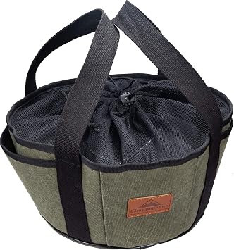 camping moon Carry Bag for Dutch Oven Durable Canvas