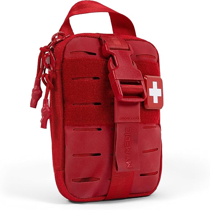My Medic Sidekick - Camping Hiking and Backpacking First Aid Kit - 70 Items - HSA and FSA Eligible - Small Ifak Great fo