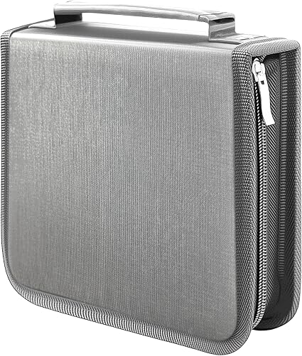 DVD Case CD Storage,40 Capacity CD Cases Holder DVD Storage Case Holders CD DVD Disc Case Storage Wallet Binder for Car 