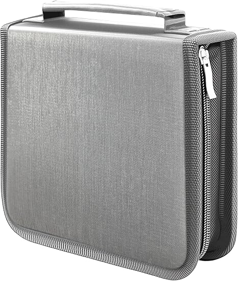 DVD Case CD Storage,40 Capacity CD Cases Holder DVD Storage Case Holders CD DVD Disc Case Storage Wallet Binder for Car 