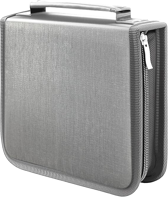 DVD Case CD Storage,40 Capacity CD Cases Holder DVD Storage Case Holders CD DVD Disc Case Storage Wallet Binder for Car 