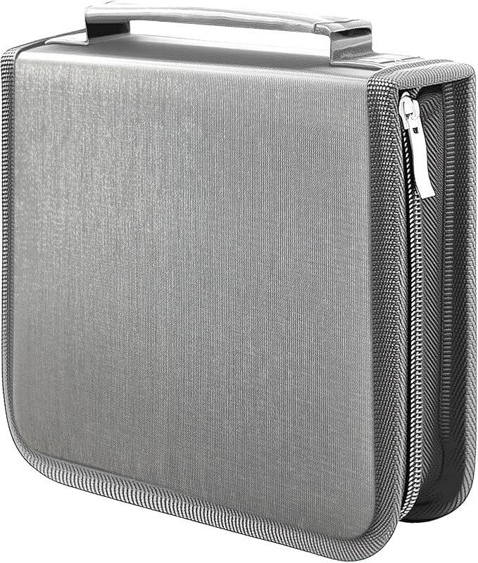 DVD Case CD Storage,40 Capacity CD Cases Holder DVD Storage Case Holders CD DVD Disc Case Storage Wallet Binder for Car 