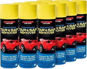 Stoner Car Care 91154-12PK Tarminator Tar, Sap, and Asphalt Remover – Fast Acting Tar and Sap Remover for Cars – Clear C