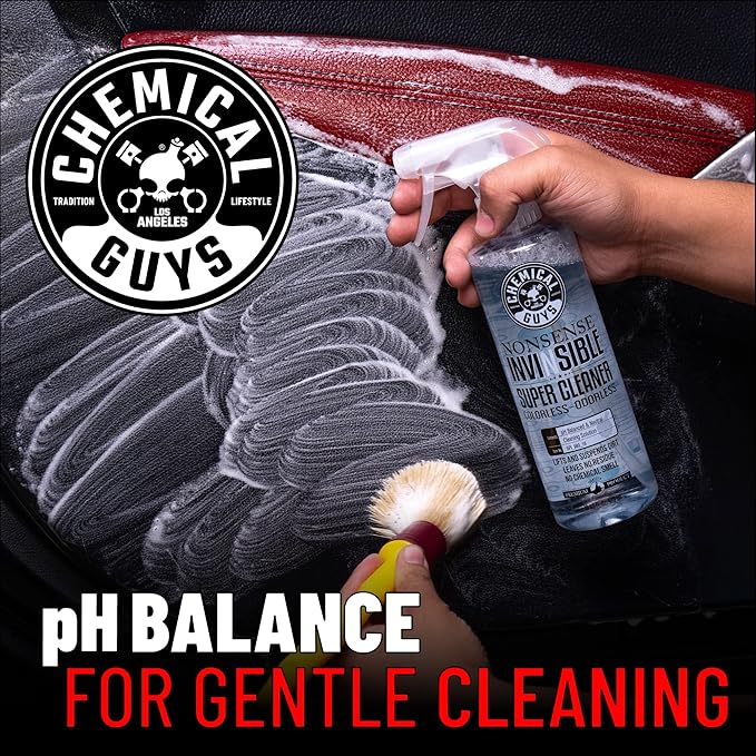 Chemical Guys Nonsense Colorless & Odorless All Surface Cleaner - Interior Cleaner, Safe for Vinyl, Rubber, Plastic, Carpet, and Upholstery, pH Balanced, Residue-Free, Unscented, 1 Gallon (128 fl oz)