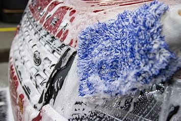 Detailer's Domain Premium Microfiber Wash Mitt - 7x11 INCHES & Maximum Absorbancy