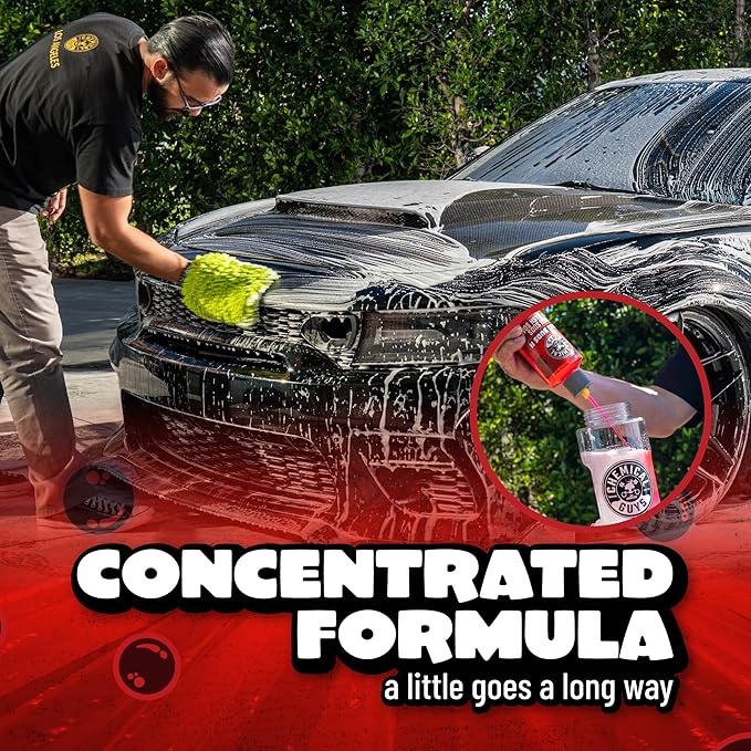 Chemical Guys CWS_101_16 Maxi-Suds II Foaming Car Wash Soap (Works with Foam Cannons, Foam Guns or Bucket Washes) Safe for Cars, Trucks, Motorcycles, RVs & More, 16 fl oz, Cherry Scent