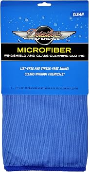 Detailer's Preference Microfiber Glass and Windshield Cleaning Towels for Streak-Free, Lint-Free Clarity on Windows, Mir
