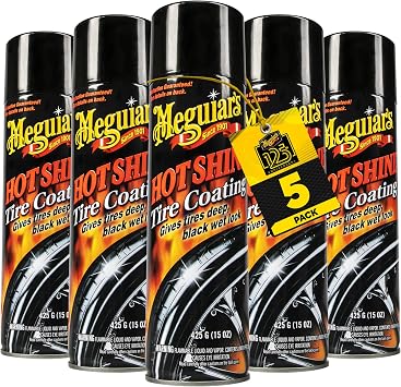 Meguiar's G-13815-6PK Hot Shine High Gloss Tire Coating - 15 oz., (Case of 6)