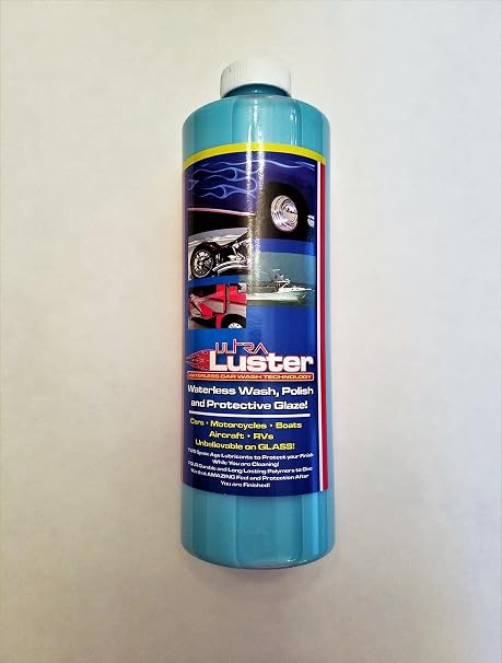Waterless Car Wash Cleans, Seals, Polishes and Protects All Paint and Glass in One Step. Simply Spray, Wipe and Buff for