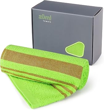 Zumi MINI 100% Cotton Camping Travel Towel - Small, Ultralight, Fast Drying, Highly Absorbent, Soft and Gentle on the Sk