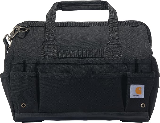 Carhartt Onsite Tool Bag, Durable Water-Resistant, Tool Storage Bag, Heavyweight, 16-Inch, Black