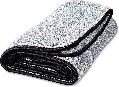 Griot's Garage PFM Terry Weave Microfiber Drying Towel for Car Wash and Cleaning, Vehicle Detailing, Double-Sided, Ultra