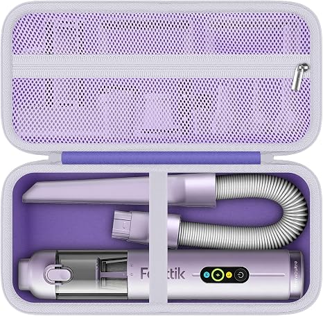 Aenllosi Hard Case for Fanttik Slim V10 Ultra 4-in-1 Car Vacuum, Purple - Cleanova