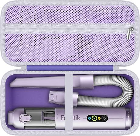 Aenllosi Hard Case for Fanttik Slim V10 Ultra 4-in-1 Car Vacuum, Purple - Cleanova