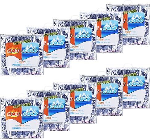 Superio Hot and Cold Insulated Bags for Food Delivery, Grocery Shopping Bags, Food Storage for Hot and Frozen Food for T
