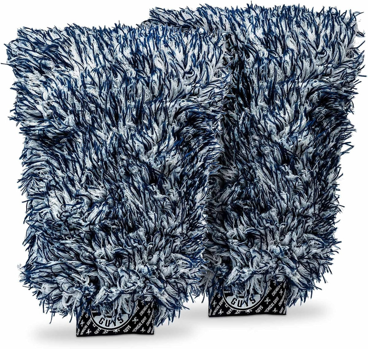 The Dually Dual-Fiber Wet-Dry Microfiber Wash Mitt, 2 Pack