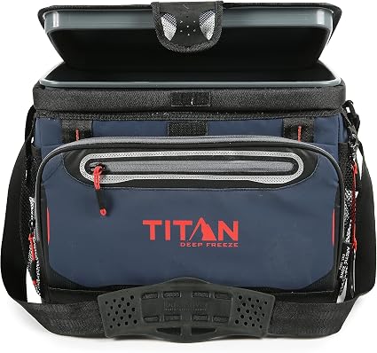 Titan by Arctic Zone Deep Freeze Cooler - Zipperless Hardbody Cooler - Deep Freeze Insulation, HardBody Liner, and Smart