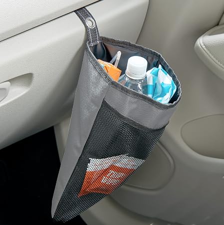 High Road Compact Hanging Car Trash Bag for Front or Back Seat