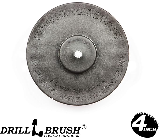 Outdoor Cleaning Tools - Patio Scrub Brush - Outdoor Deck Scrubber Brush - Bird Bath Cleaning Tool - Fountain Cleaning Brush - Garden Statues Cleaning Tools - Concrete Stain Cleaner - House Siding