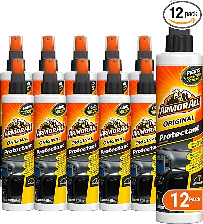 Armor All Interior Car Cleaner Spray Bottle, Protectant Cleaning for Cars, Truck, Motorcycle, Pump Sprayer 11010-12PK, 1