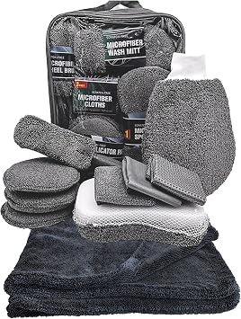 Car Detailing Kit, 36"x24" Twist Loop Microfiber Towel