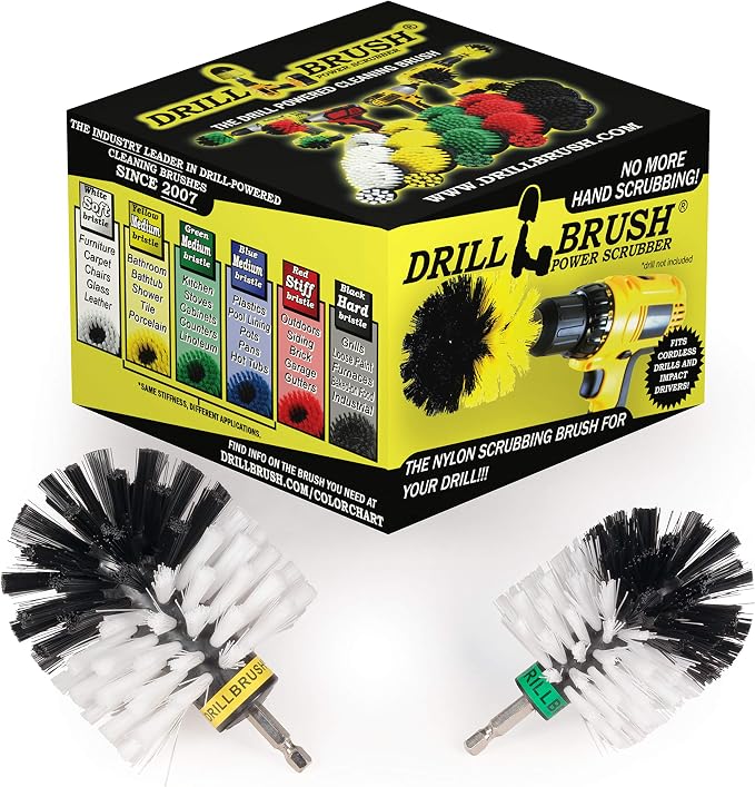 Car Cleaning Supplies - Car Tire Cleaner - Carpet and Upholstery Scrubbing