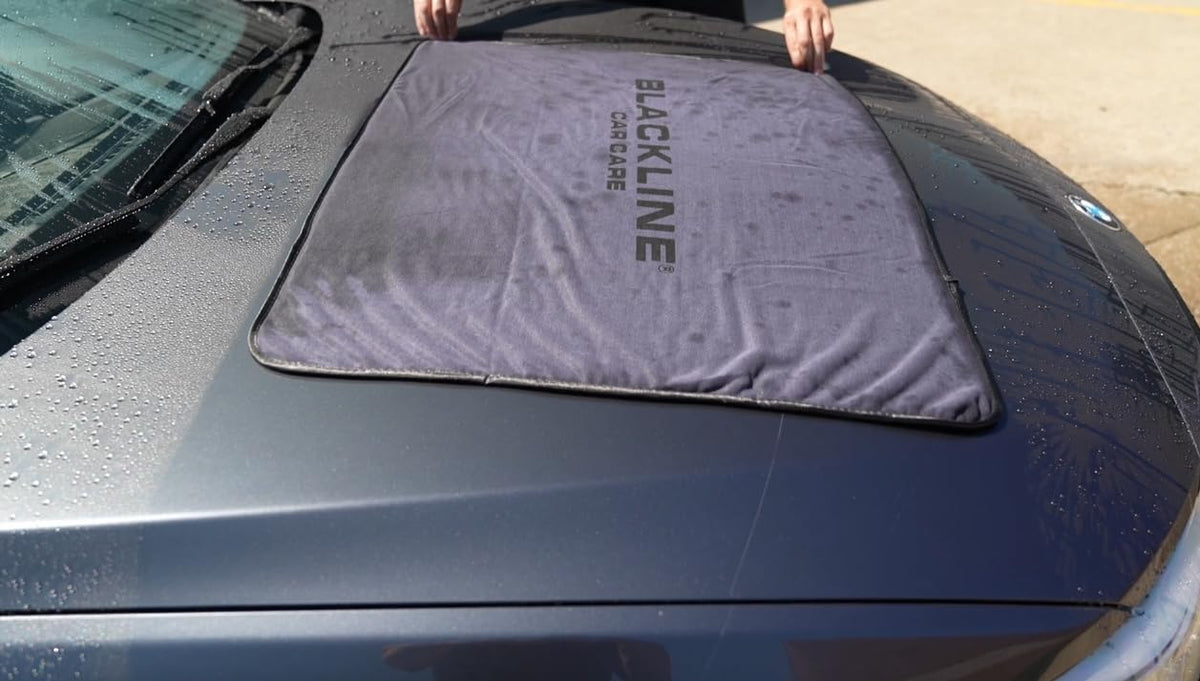 Slim Microfiber Car Drying Towel 24"x36", 800GSM Twisted Loop