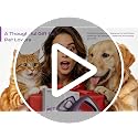 Pet Hair Remover for Car and Home - Multi-Surface Fur Removal Tool for Car Interiors, Furniture, Couch, Carpet, and Bedding | Portable and Effective Cat & Dog Hair Remover(Obsidian Black)
