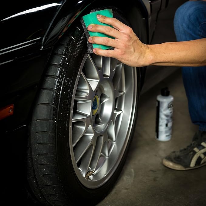 Chemical Guys Wonder Wave Durafoam Tire Shine Applicator Pads - Foam Pads for Applying Tire Dressings, Protectants, Wax, Polish and Car Detailer Products for Trucks and SUVs -, 2 Count (Pack of 4)