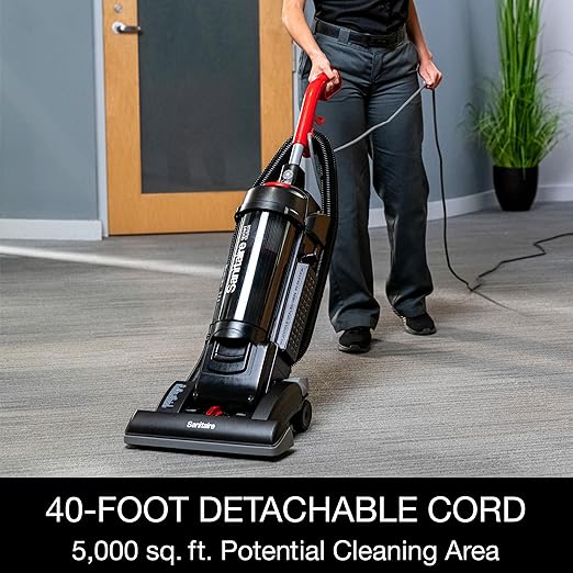 Sanitaire Force Upright Commercial Vacuum SC5845D,Black