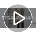 Over Door Organizer Hanging Shelves Large Clear Deep Pockets