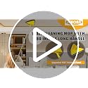 Wall Mop with Long Handle 80 Inches, Upgraded 180° Collapsible Baseboard Cleaner Tool with Squeegee, Ceiling Duster with 3 Microfiber and 3 Chenille Pads for Cleaning Window, Cabinet (Yellow)