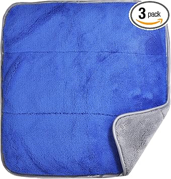 Ultraplush Premium Microfiber Towels by Detailer 365 | 850 GSM Thread Count for Ultra Smooth Polishing and Drying | Supe