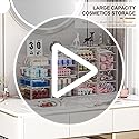 Acrylic16-Drawer Storage & Makeup Organizer for Desk