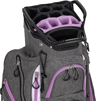 Founders Club Franklin Golf Push Cart Bag -Riding Cart Bag -Full Bag Rain Cover -Secure Push Cart Base -Light Weight -15