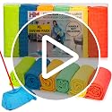 HELOMOR Large Microfiber Towels 6 Pack - 30"x18" Car Drying Towel - Extra Absorbent Cleaning Cloths for Floors, Kitchen and Windows - Lint-Free Detailing Cloths for Cars