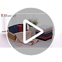 100% Cotton Waffle Weave Kitchen Dish Towels 4-Pack, Dark Grey