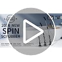 Electric Spin Scrubber, Shower Scrubber with 4 Adjustable Angles and 8 Brush Heads, Electric Scrubber with Long Handle & Remote Controller, Cleaning Brush for Bathroom, Tub, Floor (Black)