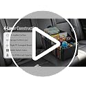 Car Storage Organizer, Reinforced Dividable Car Backseat Organizers